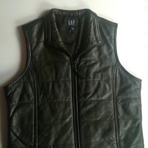 Gap leather vest